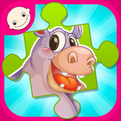 動物拼圖 Jigsaw Puzzle With Jungle Animals
