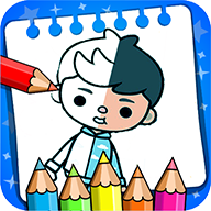 著色托卡生活博卡Coloring Toca Life Boca