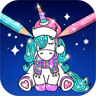 圣誕節孩子著色Christmas kids coloring